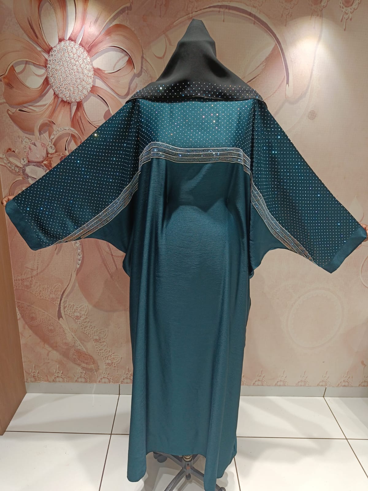 Nida Georgette 05 Fancy Wear Kaftan Style Wholesale Abaya Collection